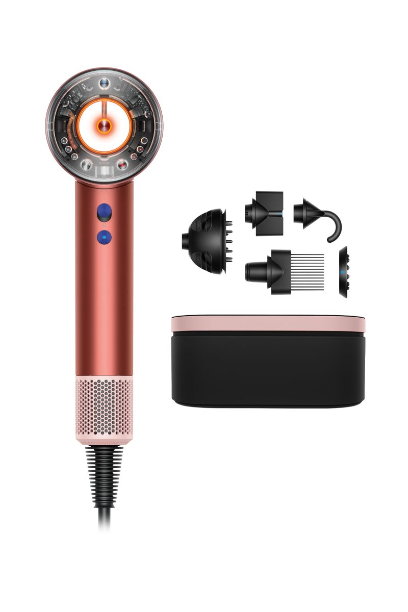 Dyson Supersonic Nural hair dryer in Strawberry bronze and blush pink
